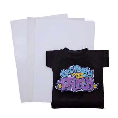 Wholesale a4 size light dark 100 cotton t-shirt inkjet heat press transfer paper